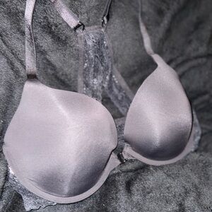 DOBREVA Women's Push Up Bra Racerback Front Closure Bra